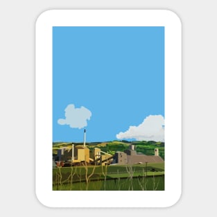 Industrial landscape Sticker